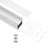 GloboStar® SURFACEPENDANT-PROFILE 70827-1M Προφίλ Αλουμινίου - Βάση & Ψύκτρα Ταινίας LED με Λευκό Γαλακτερό Κάλυμμα - Επιφανειακή & Κρεμαστή Χρήση - Πατητό Κάλυμμα - Λευκό - 1 Μέτρο - Μ100 x Π5 x Υ7cm - ledmania.gr