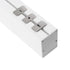 GloboStar® SURFACEPENDANT-PROFILE 70827-1M Προφίλ Αλουμινίου - Βάση & Ψύκτρα Ταινίας LED με Λευκό Γαλακτερό Κάλυμμα - Επιφανειακή & Κρεμαστή Χρήση - Πατητό Κάλυμμα - Λευκό - 1 Μέτρο - Μ100 x Π5 x Υ7cm - ledmania.gr