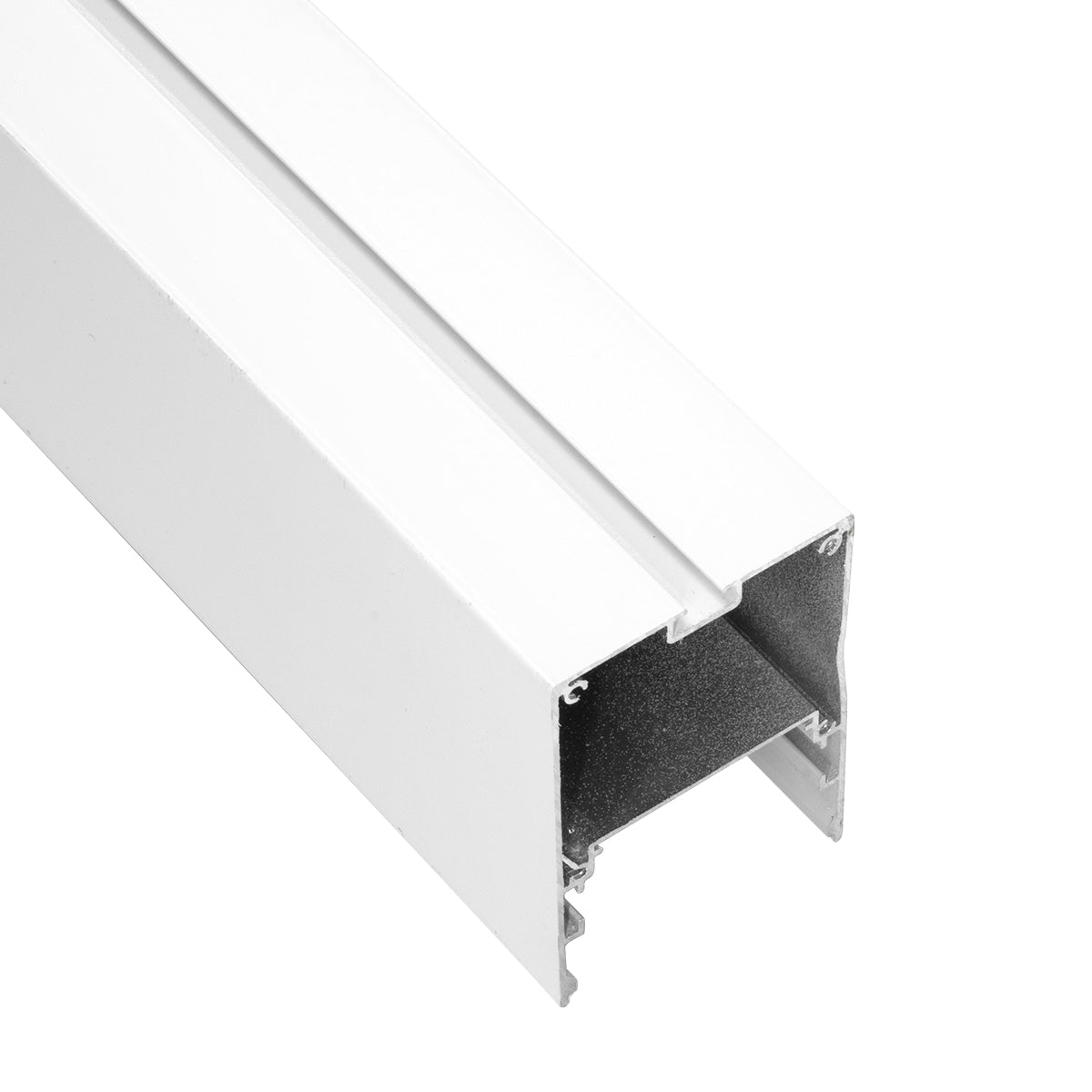 GloboStar® SURFACEPENDANT-PROFILE 70827-3M Προφίλ Αλουμινίου - Βάση & Ψύκτρα Ταινίας LED με Λευκό Γαλακτερό Κάλυμμα - Επιφανειακή & Κρεμαστή Χρήση - Πατητό Κάλυμμα - Λευκό - 3 Μέτρα - Μ300 x Π5 x Υ7cm - ledmania.gr