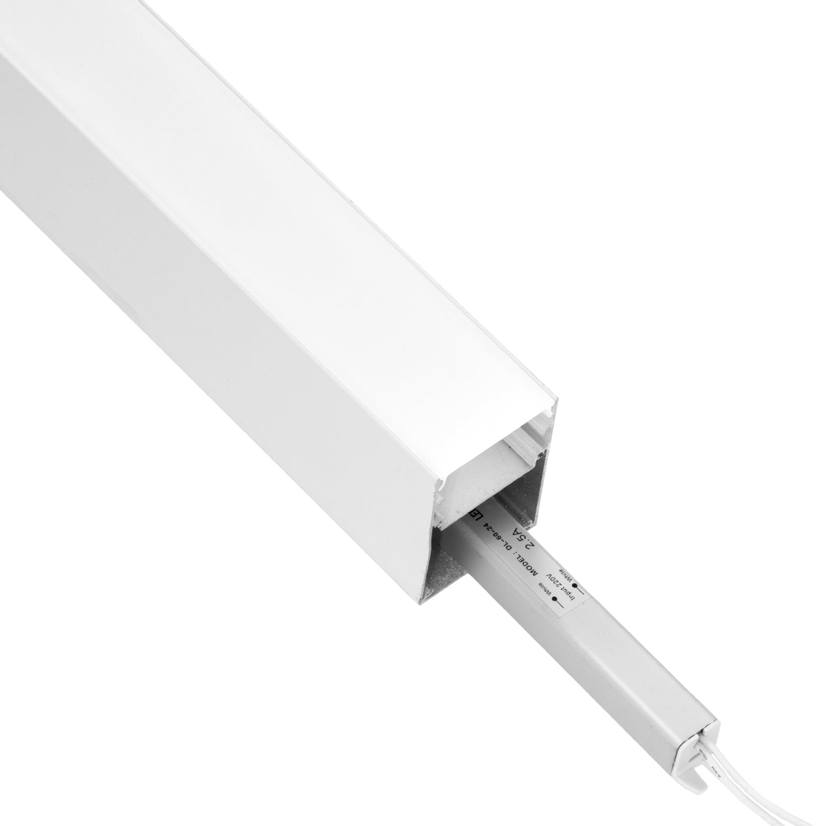 GloboStar® SURFACEPENDANT-PROFILE 70827-3M Προφίλ Αλουμινίου - Βάση & Ψύκτρα Ταινίας LED με Λευκό Γαλακτερό Κάλυμμα - Επιφανειακή & Κρεμαστή Χρήση - Πατητό Κάλυμμα - Λευκό - 3 Μέτρα - Μ300 x Π5 x Υ7cm - ledmania.gr