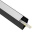GloboStar® SURFACEPENDANT-PROFILE 70828-3M Προφίλ Αλουμινίου - Βάση & Ψύκτρα Ταινίας LED με Λευκό Γαλακτερό Κάλυμμα - Επιφανειακή & Κρεμαστή Χρήση - Πατητό Κάλυμμα - Μαύρο - 3 Μέτρα - Μ300 x Π5 x Υ7cm - ledmania.gr