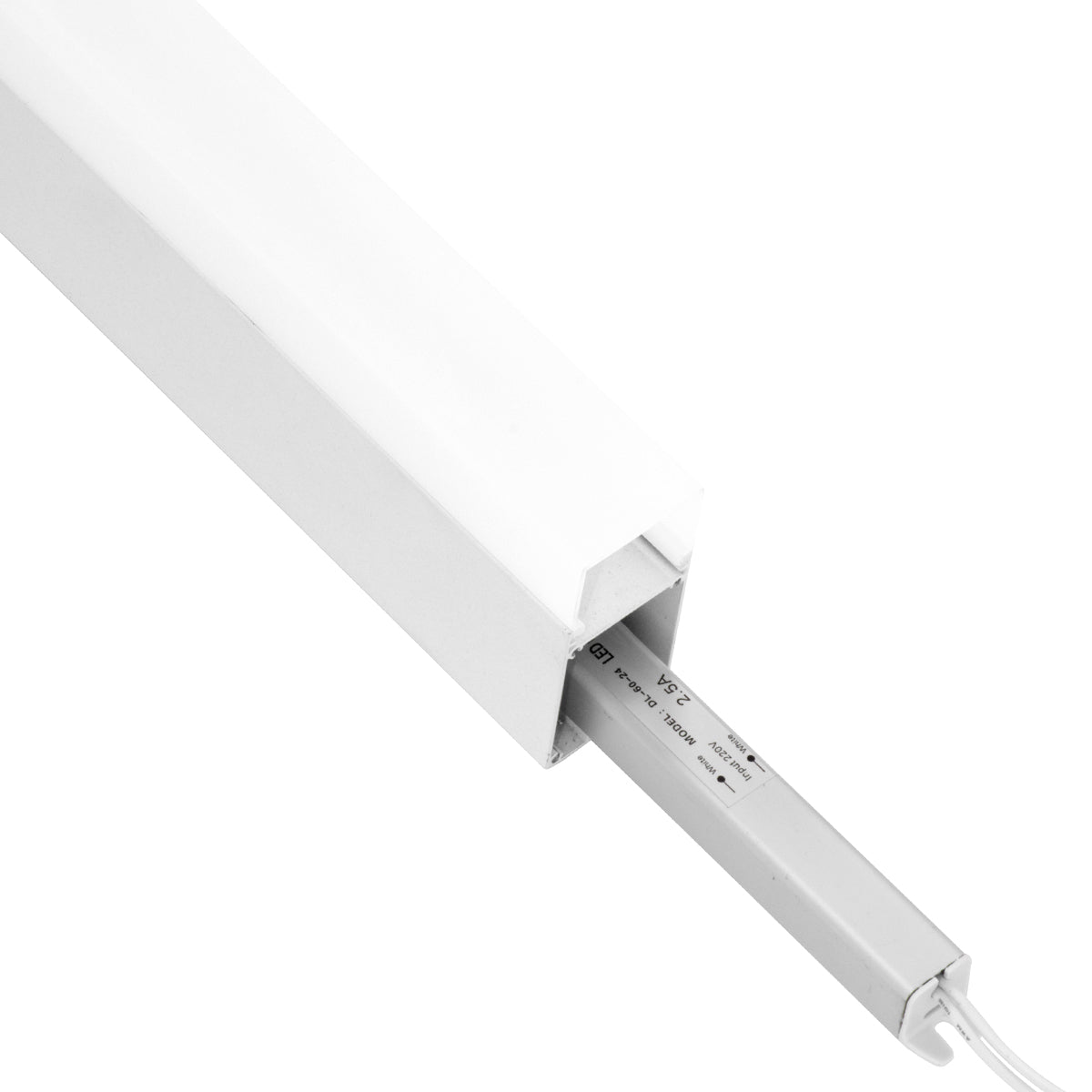 GloboStar® SURFACEPENDANT-PROFILE 70831-3M Προφίλ Αλουμινίου - Βάση & Ψύκτρα Ταινίας LED με Λευκό Γαλακτερό Κάλυμμα - Επιφανειακή & Κρεμαστή Χρήση - Πατητό Κάλυμμα - Λευκό - 3 Μέτρα - Μ300 x Π3.5 x Υ7.4cm - ledmania.gr