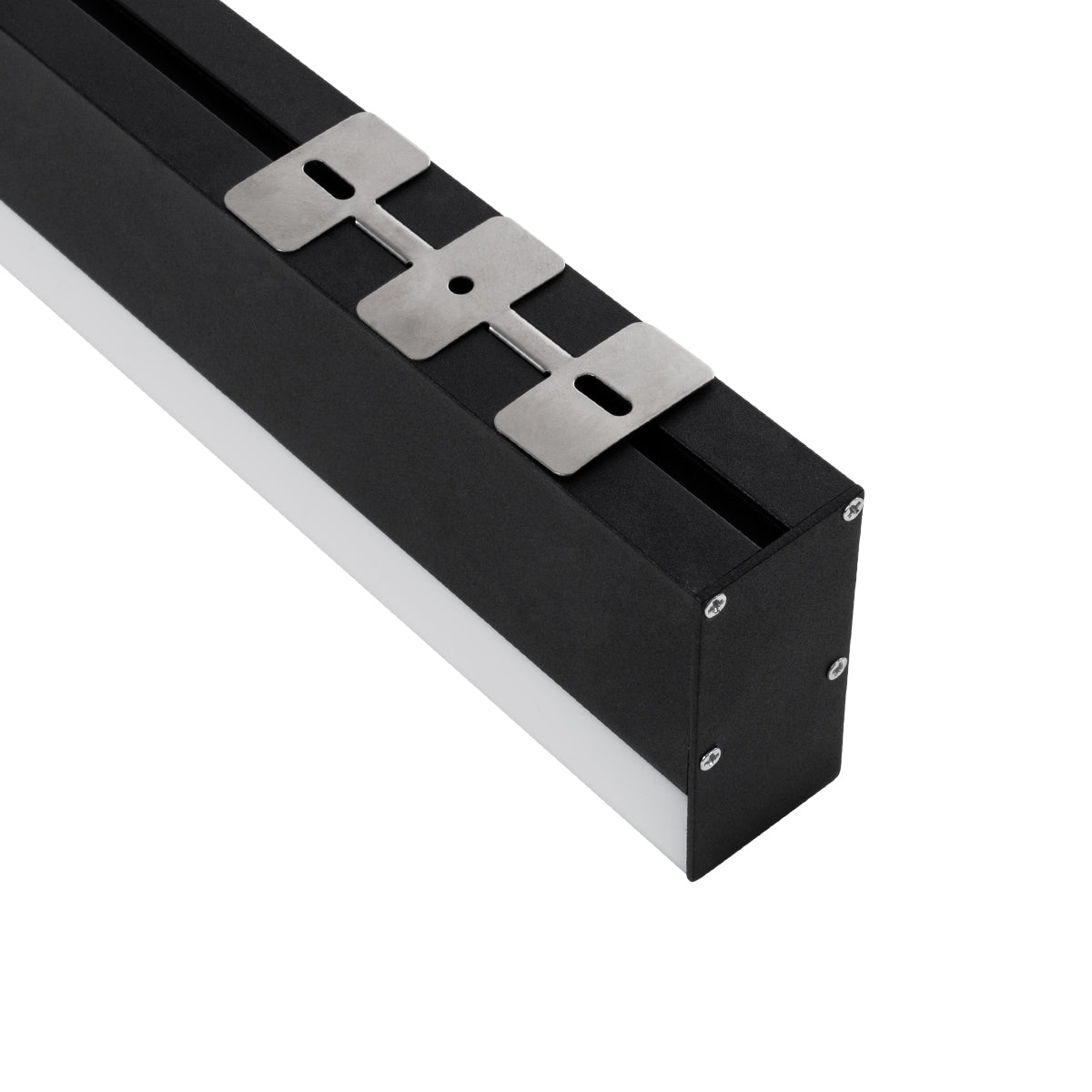 GloboStar® SURFACEPENDANT-PROFILE 70832-1M Προφίλ Αλουμινίου - Βάση & Ψύκτρα Ταινίας LED με Λευκό Γαλακτερό Κάλυμμα - Επιφανειακή & Κρεμαστή Χρήση - Πατητό Κάλυμμα - Μαύρο - 1 Μέτρο - Μ100 x Π3.5 x Υ7.4cm - ledmania.gr
