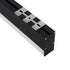 GloboStar® SURFACEPENDANT-PROFILE 70832-1M Προφίλ Αλουμινίου - Βάση & Ψύκτρα Ταινίας LED με Λευκό Γαλακτερό Κάλυμμα - Επιφανειακή & Κρεμαστή Χρήση - Πατητό Κάλυμμα - Μαύρο - 1 Μέτρο - Μ100 x Π3.5 x Υ7.4cm - ledmania.gr