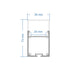 GloboStar® SURFACEPENDANT-PROFILE 70832-1M Προφίλ Αλουμινίου - Βάση & Ψύκτρα Ταινίας LED με Λευκό Γαλακτερό Κάλυμμα - Επιφανειακή & Κρεμαστή Χρήση - Πατητό Κάλυμμα - Μαύρο - 1 Μέτρο - Μ100 x Π3.5 x Υ7.4cm - ledmania.gr