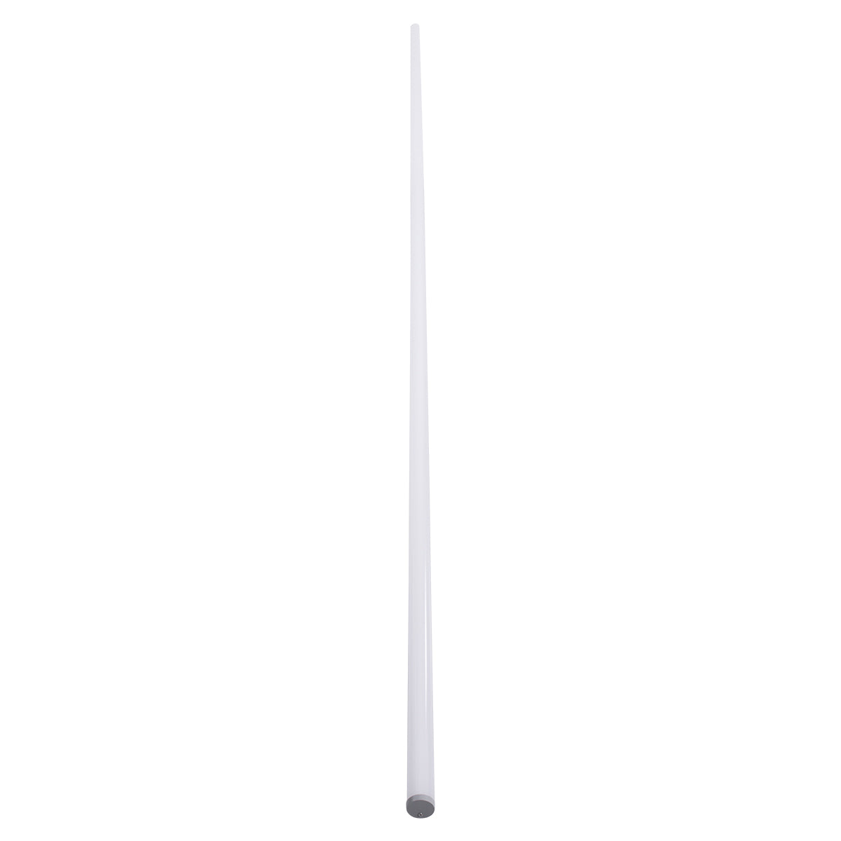 GloboStar® SURFACEPENDANT-PROFILE 70853-3M Προφίλ Αλουμινίου - Βάση & Ψύκτρα Ταινίας LED με Λευκό Γαλακτερό Κάλυμμα - Επιφανειακή & Κρεμαστή Χρήση - Πατητό Κάλυμμα - Ασημί - 3 Μέτρα - Μ300 x Φ3cm - ledmania.gr