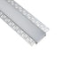 GLOBOSTAR® ALP-PLASTERIN GYPSO 70861-1M Χωνευτό Προφίλ Αλουμινίου Ειδικό για Γυψοσανίδα με Λευκό Γαλακτερό Πατητό Κάλυμμα για Ταινίες LED IP20 - Ασημί - Μ100 x Π7.8 x Υ1.4cm - ledmania.gr