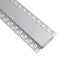 GLOBOSTAR® ALP-PLASTERIN GYPSO 70861-1M Χωνευτό Προφίλ Αλουμινίου Ειδικό για Γυψοσανίδα με Λευκό Γαλακτερό Πατητό Κάλυμμα για Ταινίες LED IP20 - Ασημί - Μ100 x Π7.8 x Υ1.4cm - ledmania.gr