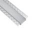 GloboStar® PLASTERBOARD-PROFILE 70861-3M Προφίλ Αλουμινίου - Βάση & Ψύκτρα Ταινίας LED με Λευκό Γαλακτερό Κάλυμμα - Χωνευτή Χρήση σε Γυψοσανίδα - Trimless - Πατητό Κάλυμμα - Ασημί - 3 Μέτρα - Πακέτο 5 Τεμαχίων - Μ300 x Π7.8 x Υ1.4cm - ledmania.gr