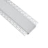 GLOBOSTAR® ALP-PLASTERIN GYPSO 70862-1M Χωνευτό Προφίλ Αλουμινίου Ειδικό για Γυψοσανίδα με Λευκό Γαλακτερό Πατητό Κάλυμμα για Ταινίες LED IP20 - Ασημί - Μ100 x Π8.8 x Υ2cm - ledmania.gr