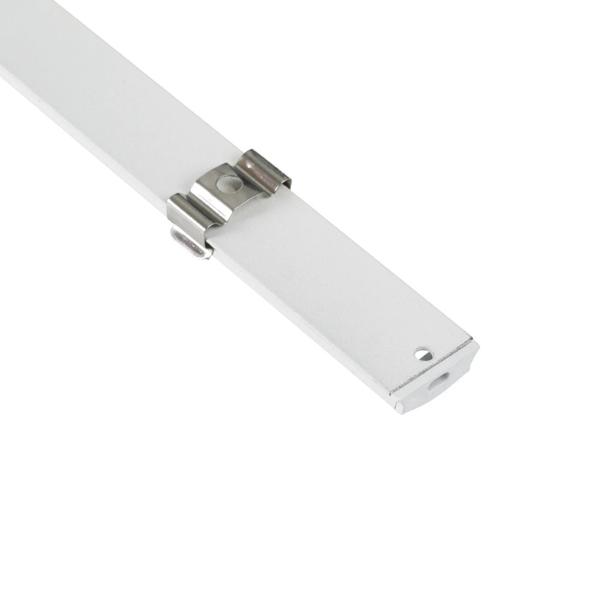 GLOBOSTAR® ALP-LINEAR CURBARIO 70863-1M Επιφανειακό Εύκαμπτο Προφίλ Αλουμινίου με Λευκό Γαλακτερό Πατητό Κάλυμμα για Ταινίες LED IP20 - Λευκό - Μ100 x Π1.7 x Υ0.5cm - ledmania.gr