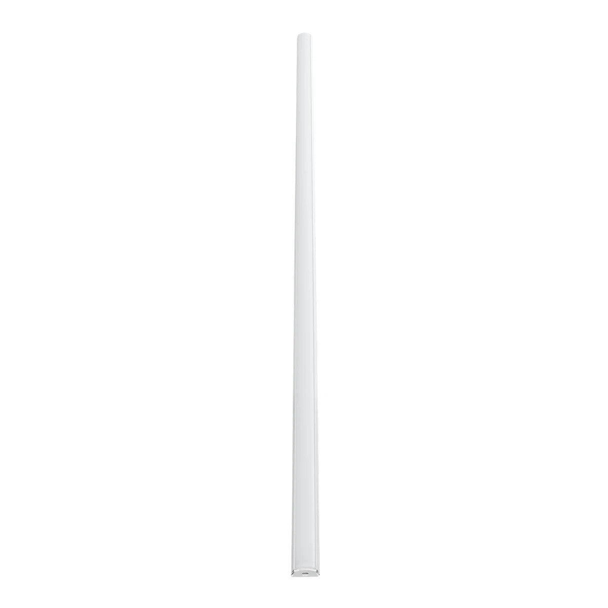 GLOBOSTAR® ALP-LINEAR CURBARIO 70863-1M Επιφανειακό Εύκαμπτο Προφίλ Αλουμινίου με Λευκό Γαλακτερό Πατητό Κάλυμμα για Ταινίες LED IP20 - Λευκό - Μ100 x Π1.7 x Υ0.5cm - ledmania.gr
