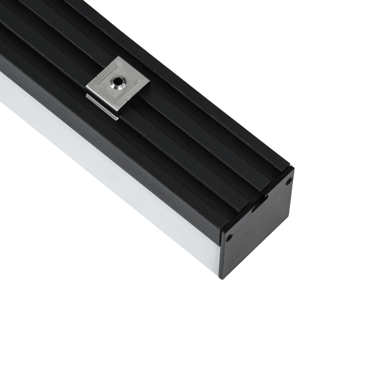 GloboStar® SURFACEPENDANT-PROFILE 70866-3M Προφίλ Αλουμινίου - Βάση & Ψύκτρα Ταινίας LED με Λευκό Γαλακτερό Κάλυμμα - Επιφανειακή & Κρεμαστή Χρήση - Πατητό Κάλυμμα - Μαύρο - 3 Μέτρα - Μ300 x Π4.5 x Υ4.2cm - ledmania.gr