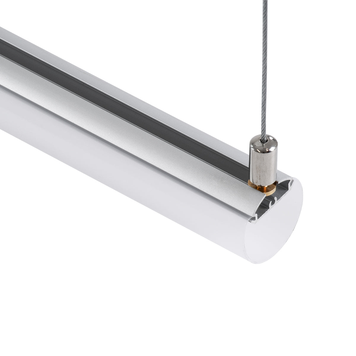 GLOBOSTAR® SUSPENSION 70897 Σύστημα Κρέμασης με 2 Ρυθμιζόμενες Ντίζες & Εξαρτήματα Ειδικό για Προφίλ Αλουμινίου - Μ1 x Π1 x Υ200cm - ledmania.gr