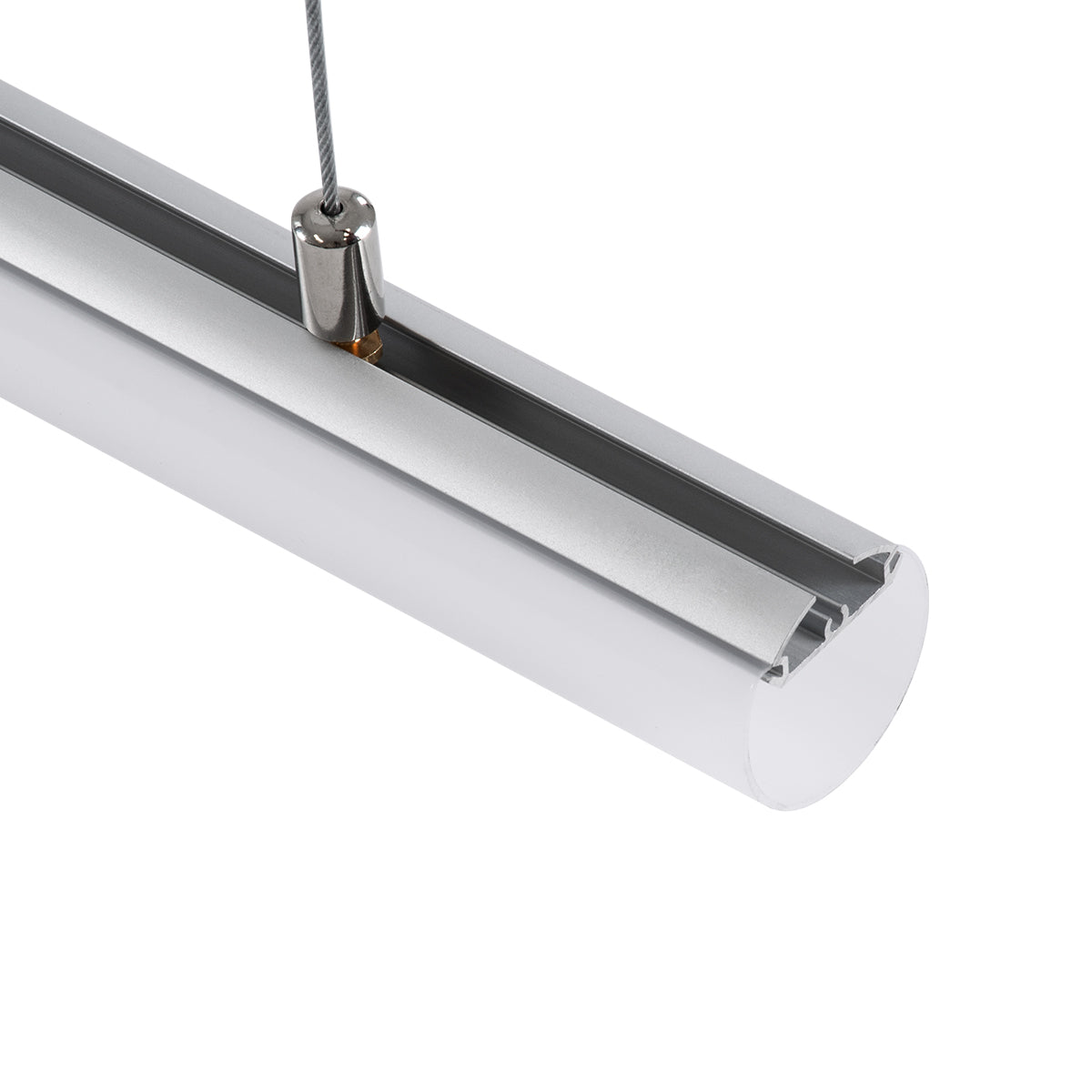 GLOBOSTAR® SUSPENSION 70897 Σύστημα Κρέμασης με 2 Ρυθμιζόμενες Ντίζες & Εξαρτήματα Ειδικό για Προφίλ Αλουμινίου - Μ1 x Π1 x Υ200cm - ledmania.gr