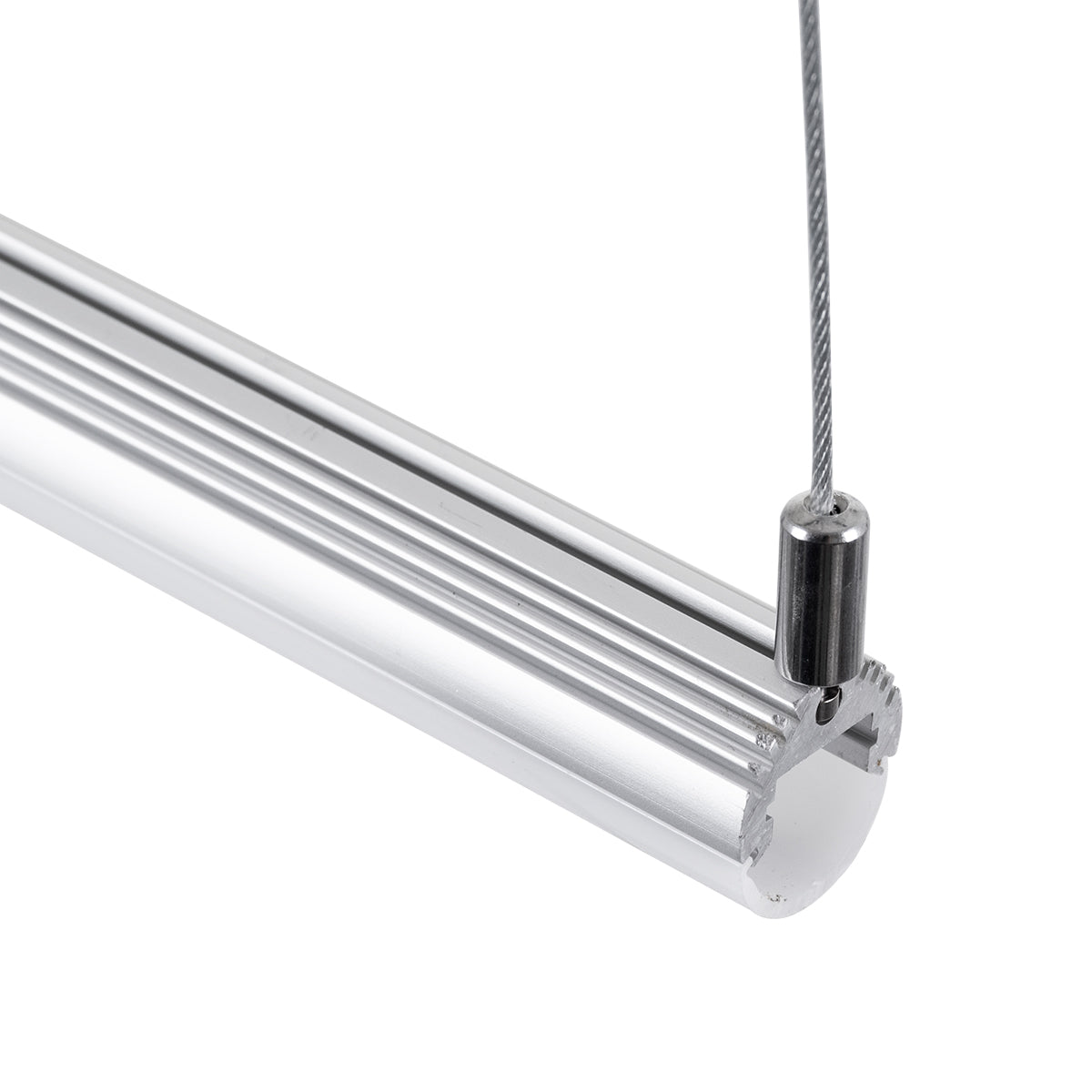 GLOBOSTAR® SUSPENSION 70898 Σύστημα Κρέμασης με 2 Ρυθμιζόμενες Ντίζες & Εξαρτήματα Ειδικό για Προφίλ Αλουμινίου - Μ1 x Π1 x Υ100cm - ledmania.gr