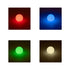 GLOBOSTAR® AQUAGLOW 71473 Μοντέρνο Φωτιστικό Κήπου Μπάλα με IR Ασύρματο Χειριστήριο LED 3W 240lm 360° DC 5V με USB-C με Επαναφορτιζόμενη Μπαταρία Li-ion 3.7V 2x18650 1400mAh Αδιάβροχο IP54 Πολύχρωμο RGBW Dimmable - Sanan SMD Chip - Γαλακτερό Λευκό - Μ1... - ledmania.gr