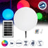GLOBOSTAR® AQUAGLOW 71475 Μοντέρνο Φωτιστικό Κήπου Μπάλα με IR Ασύρματο Χειριστήριο LED 5W 400lm 360° DC 5V με USB-C με Ενσωματωμένο Φωτοβολταϊκό Panel 6V 1.5W & Επαναφορτιζόμενη Μπαταρία Li-ion 3.7V 3x18650 1800mAh Αδιάβροχο IP54 Πολύχρωμο RGBW Dimmab... - ledmania.gr