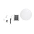 GLOBOSTAR® AQUAGLOW 71475 Μοντέρνο Φωτιστικό Κήπου Μπάλα με IR Ασύρματο Χειριστήριο LED 5W 400lm 360° DC 5V με USB-C με Ενσωματωμένο Φωτοβολταϊκό Panel 6V 1.5W & Επαναφορτιζόμενη Μπαταρία Li-ion 3.7V 3x18650 1800mAh Αδιάβροχο IP54 Πολύχρωμο RGBW Dimmab... - ledmania.gr