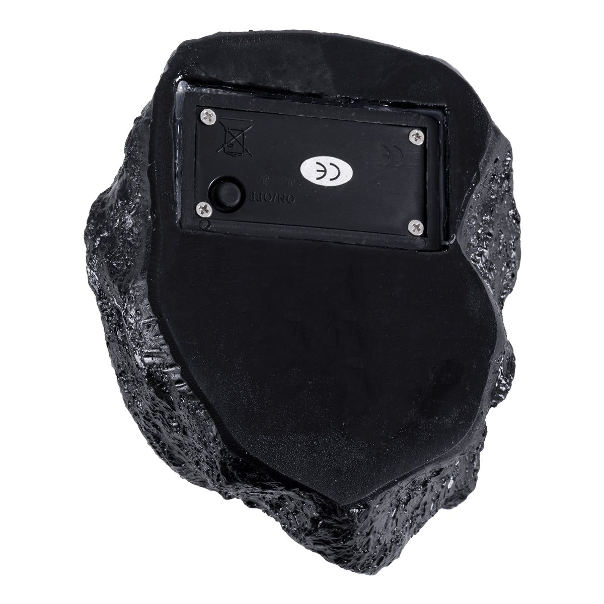 GLOBOSTAR® ROCHLIGHT 71509 Διακοσμητικό Φωτιστικό Κήπου LED 1W 50lm 120° DC 5V με Φωτοβολταϊκό Panel 5V 0.1W & Επαναφορτιζόμενη Μπαταρία Li-ion 3.2V 600mAh Αδιάβροχο IP65 Θερμό Λευκό 2700K - Μ14 x Π13 x Υ11cm - 1 Χρόνο Εγγύηση - ledmania.gr