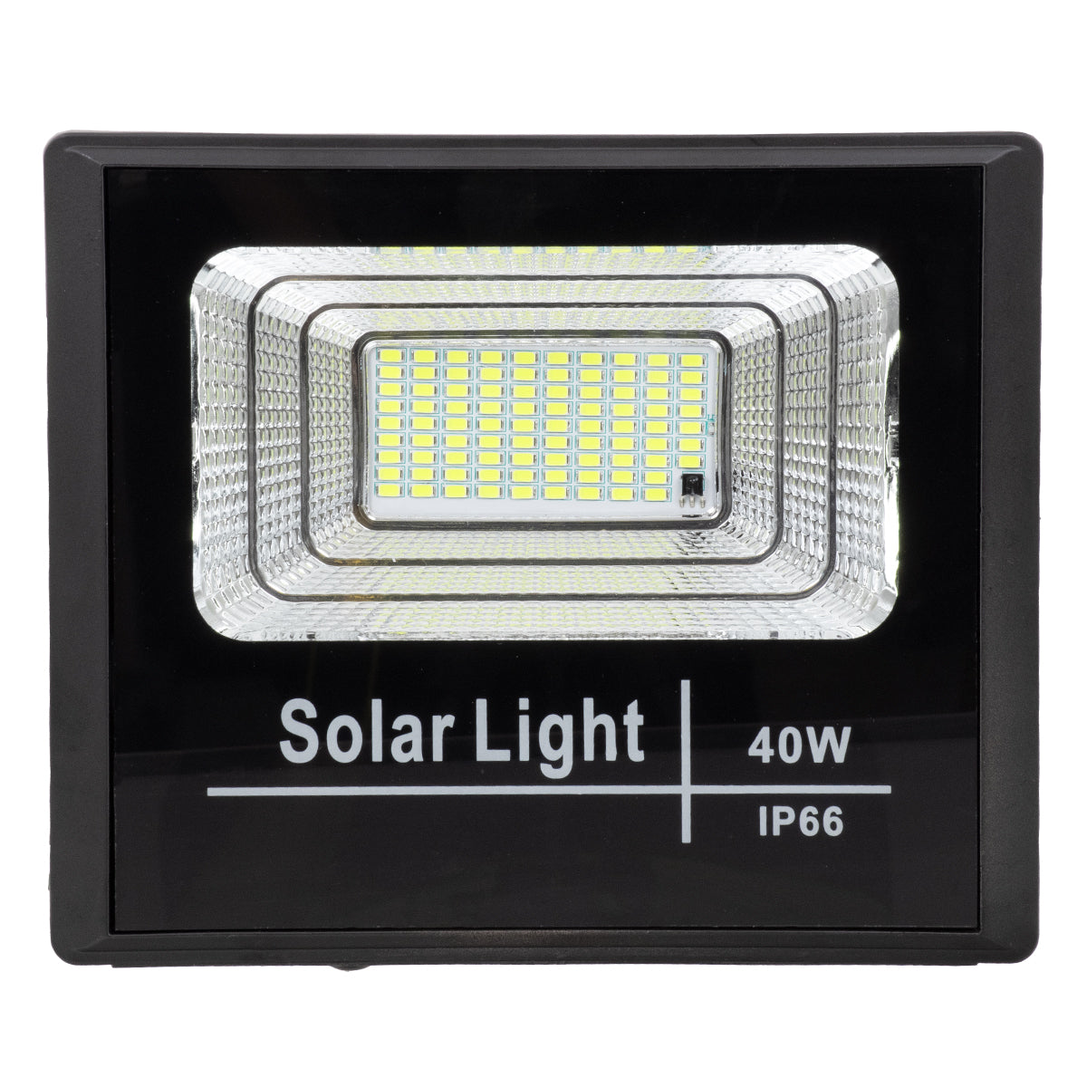GLOBOSTAR® HERMES 71555 Προβολέας LED 40W 400lm 120° DC 5V με Φωτοβολταϊκό Panel 5V 6W & Επαναφορτιζόμενη Μπαταρία Li-ion 3.2V 5000mAh Αδιάβροχο IP65 Ψυχρό Λευκό 6000K - Sanan Chip - Μαύρο - Μ23 x Π19.5 x Υ5cm - 2 Χρόνια Εγγύηση - ledmania.gr