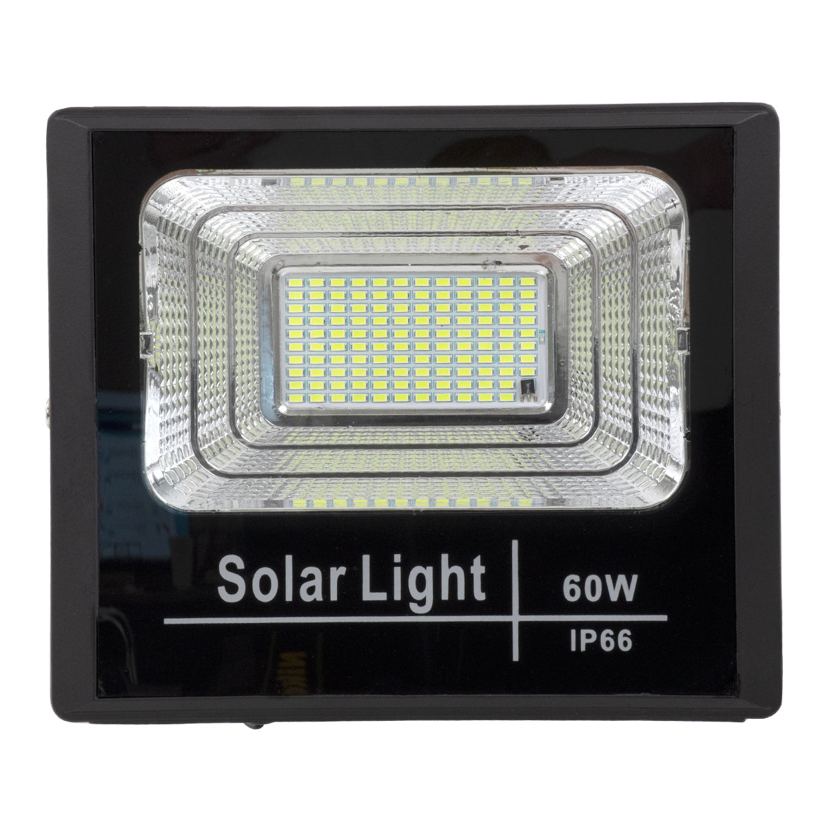 GLOBOSTAR® HERMES 71556 Προβολέας LED 60W 600lm 120° DC 5V με Φωτοβολταϊκό Panel 5V 12W & Επαναφορτιζόμενη Μπαταρία Li-ion 3.2V 10000mAh Αδιάβροχο IP65 Ψυχρό Λευκό 6000K - Sanan Chip - Μαύρο - Μ26.5 x Π22 x Υ6.5cm - 2 Χρόνια Εγγύηση - ledmania.gr