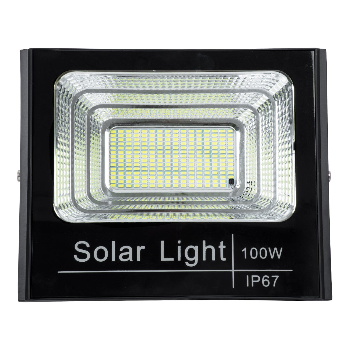 GLOBOSTAR® HERMES 71557 Προβολέας LED 100W 1000lm 120° DC 5V με Φωτοβολταϊκό Panel 5V 20W & Επαναφορτιζόμενη Μπαταρία Li-ion 3.2V 15000mAh Αδιάβροχο IP65 Ψυχρό Λευκό 6000K - Sanan Chip - Μαύρο - Μ31.5 x Π26.2 x Υ7.5cm - 2 Χρόνια Εγγύηση - ledmania.gr