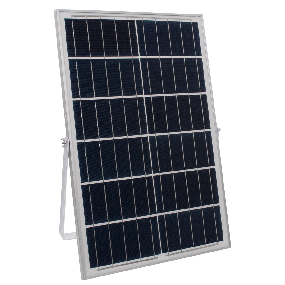 GLOBOSTAR® HERMES 71557 Προβολέας LED 100W 1000lm 120° DC 5V με Φωτοβολταϊκό Panel 5V 20W & Επαναφορτιζόμενη Μπαταρία Li-ion 3.2V 15000mAh Αδιάβροχο IP65 Ψυχρό Λευκό 6000K - Sanan Chip - Μαύρο - Μ31.5 x Π26.2 x Υ7.5cm - 2 Χρόνια Εγγύηση - ledmania.gr
