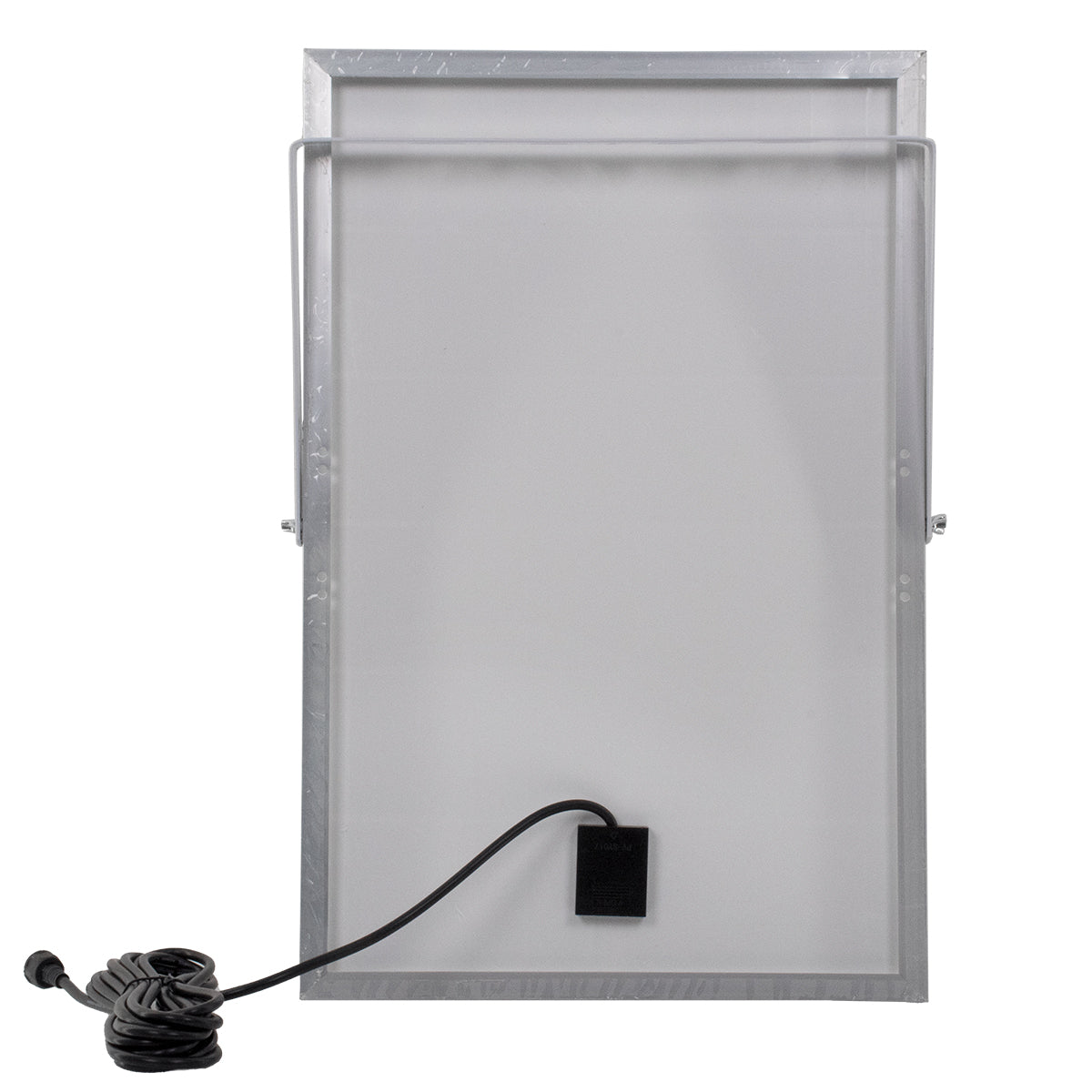GLOBOSTAR® HERMES 71557 Προβολέας LED 100W 1000lm 120° DC 5V με Φωτοβολταϊκό Panel 5V 20W & Επαναφορτιζόμενη Μπαταρία Li-ion 3.2V 15000mAh Αδιάβροχο IP65 Ψυχρό Λευκό 6000K - Sanan Chip - Μαύρο - Μ31.5 x Π26.2 x Υ7.5cm - 2 Χρόνια Εγγύηση - ledmania.gr