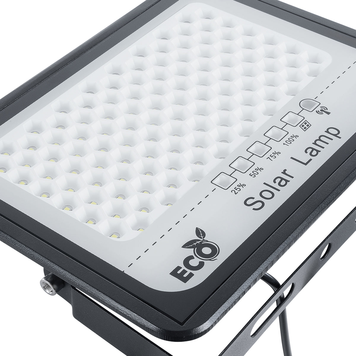 GloboStar® FAETHON 71559 Αυτόνομος Ηλιακός Προβολέας LED SMD 100W 10000lm με Ενσωματωμένη Μπαταρία 10000mAh - Φωτοβολταϊκό Πάνελ με Αισθητήρα Ημέρας-Νύχτας και Ασύρματο Χειριστήριο RF 2.4Ghz Αδιάβροχος IP66 Ψυχρό Λευκό 6000K - 3 Χρόνια Εγγύηση