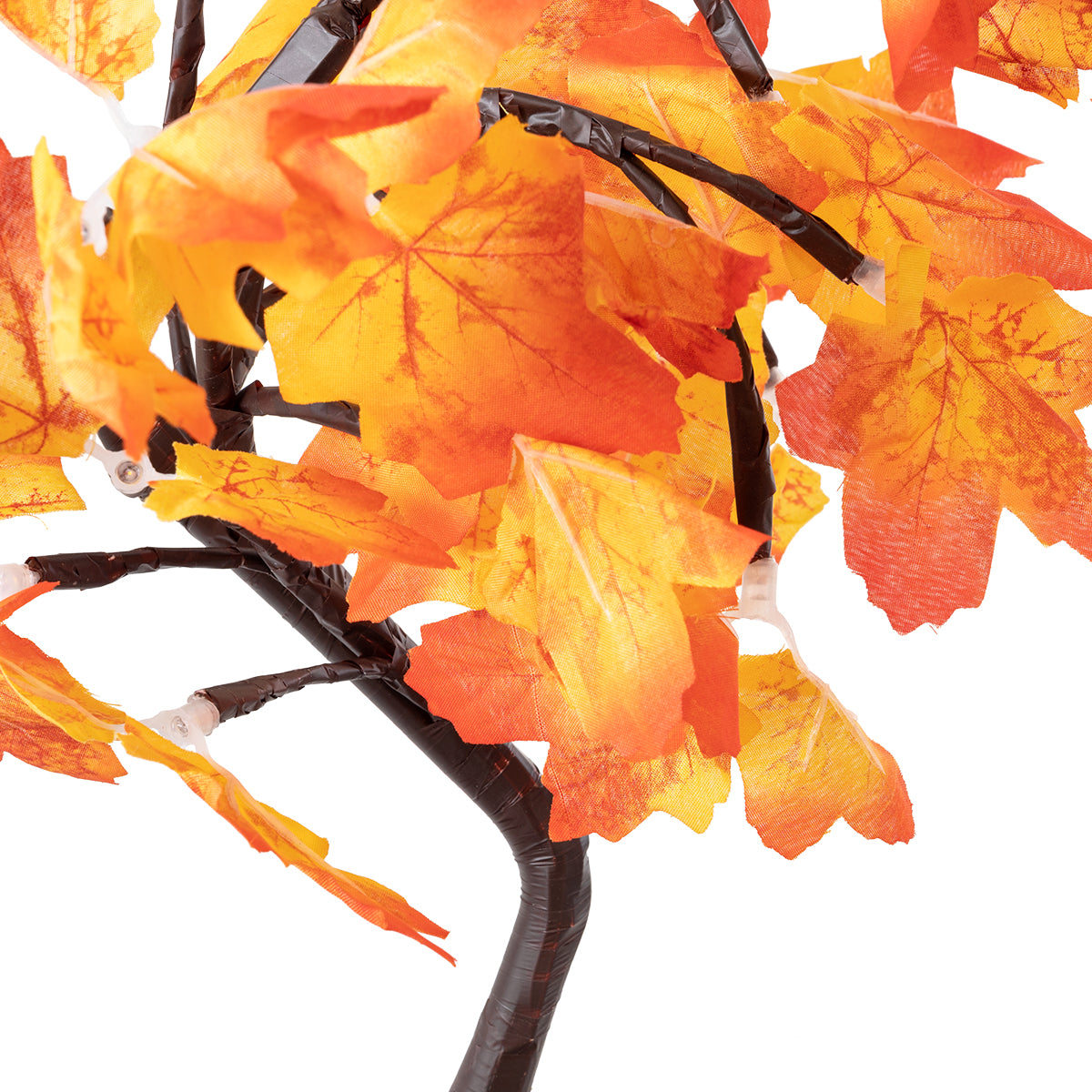 GLOBOSTAR® TREEDECO 71586 Μοντέρνο Επιτραπέζιο Φωτιστικό Πορτατίφ LED 2W 100lm 200° DC 5V με USB 2.0 IP20 Θερμό Λευκό 2700K - Πορτοκαλί & Καφέ - Μ30 x Π30 x Υ41cm - 2 Χρόνια Εγγύηση - ledmania.gr