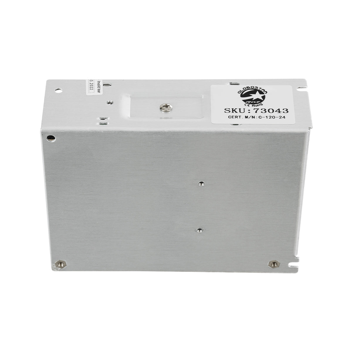 GLOBOSTAR® LUMIVOLT 73043 Τροφοδοτικό/Μετασχηματιστής PELV 120W 5A DC 24V IP20 - AC 220-240V σε DC 24V / Ρυθμιζόμενo από DC 22.5V έως DC 25.5V - Μ13 x Π10 x Υ4cm - 3 Χρόνια Εγγύηση - ledmania.gr