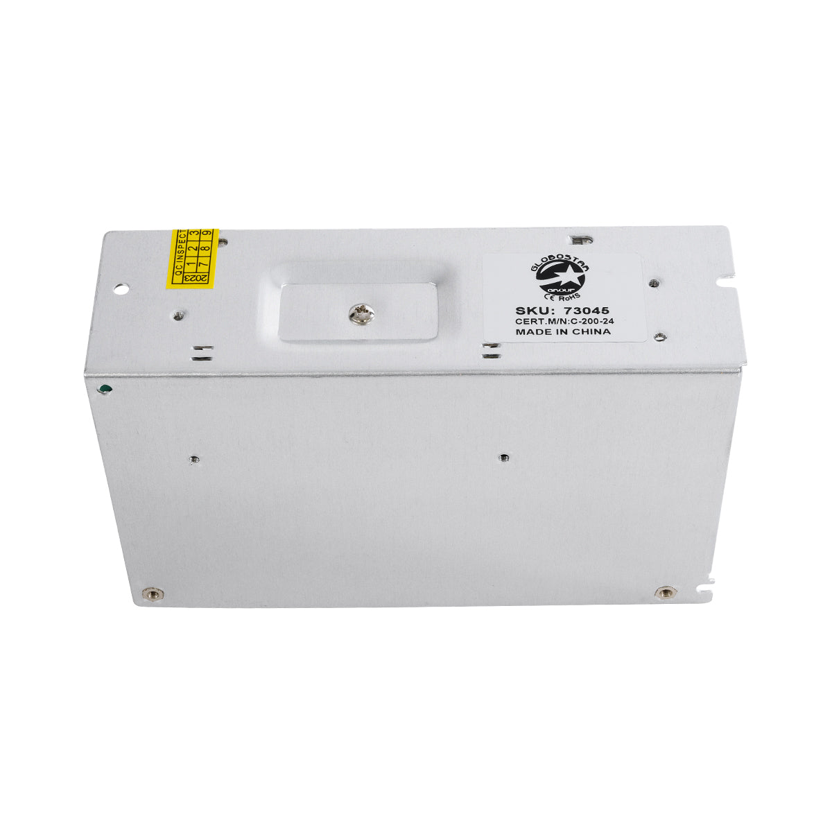 GLOBOSTAR® LUMIVOLT 73045 Τροφοδοτικό/Μετασχηματιστής PELV 200W 8.3A DC 24V IP20 - AC 220-240V σε DC 24V / Ρυθμιζόμενo από DC 22.5V έως DC 25.5V - Μ16 x Π10 x Υ5cm - 3 Χρόνια Εγγύηση - ledmania.gr