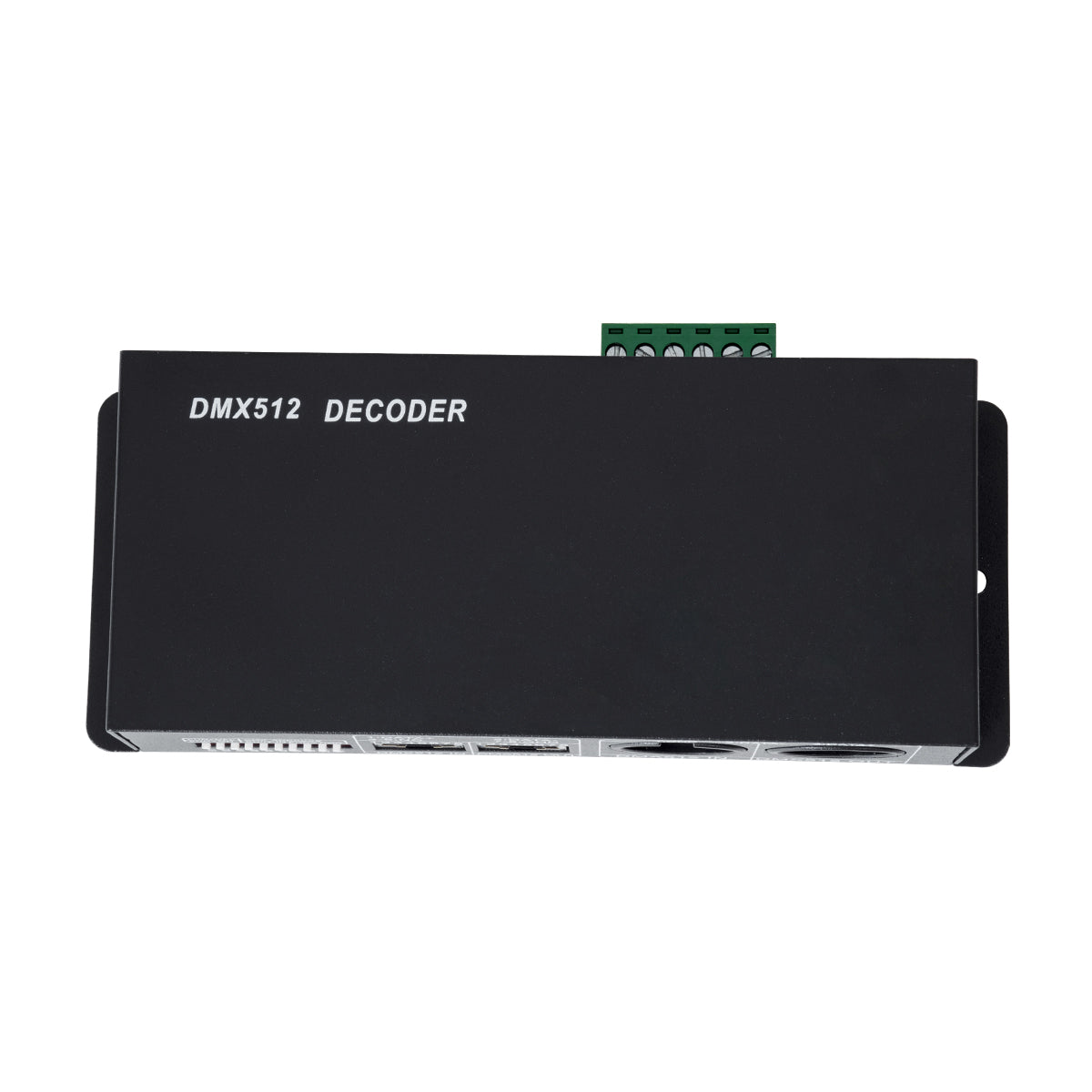 GLOBOSTAR® RGBCONTROLLER 73490 DC DMX Master Dimmer / Controller / Decoder Υψηλής Ταχύτητας με 3 x 8A 192W Κανάλια DC 12-24V 24A 576W Max IP20 - DMX512 & RDM - Μ16 x Π9 x Υ6cm - 2 Χρόνια Εγγύηση - ledmania.gr