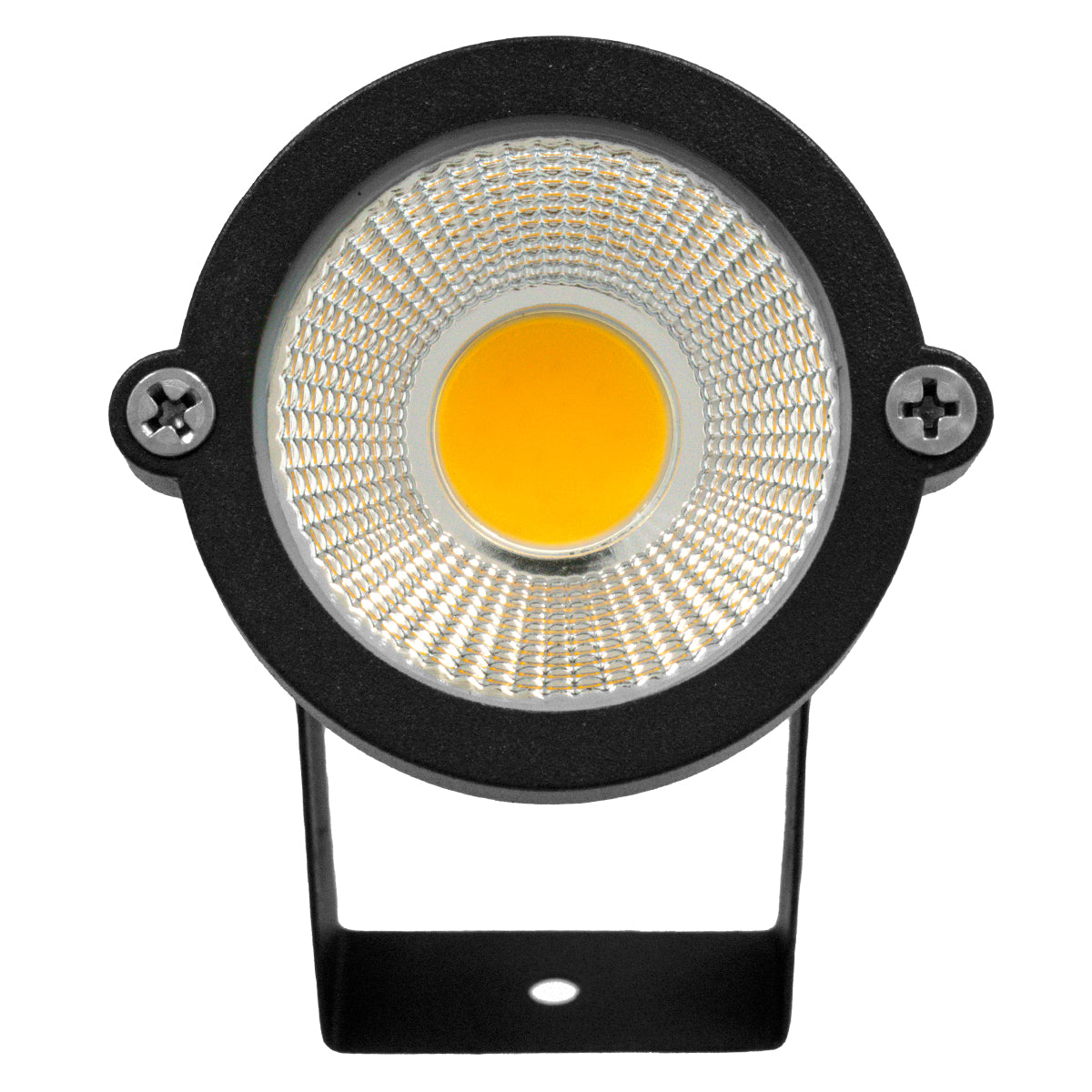 GloboStar® 75584 Προβολάκι Κήπου Καρφωτό - Δαπέδου Bridgelux COB LED 10W 1000lm 35° DC 12V Αδιάβροχο IP67 Ultra Θερμό Λευκό 2200K Dimmable