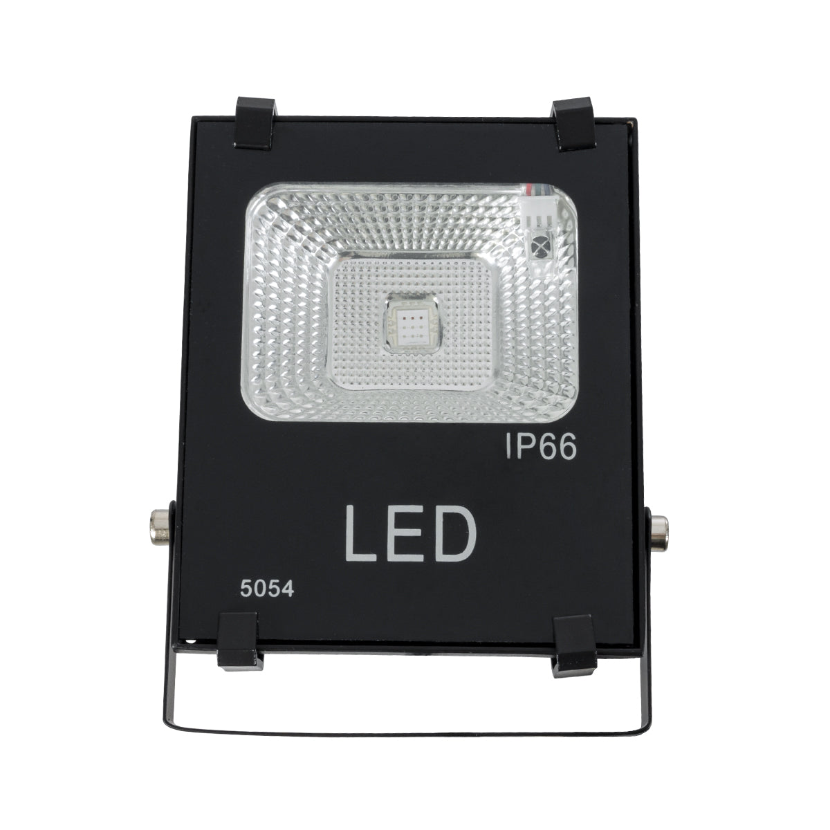 GLOBOSTAR® RGBFLOOD 75600 Προβολέας με IR Ασύρματο Χειριστήριο LED 10W 650lm 120° AC 220-240V Αδιάβροχο IP65 Πολύχρωμο RGB Dimmable - Μαύρο - Μ11 x Π4 x Υ13.5cm - 3 Χρόνια Εγγύηση - ledmania.gr
