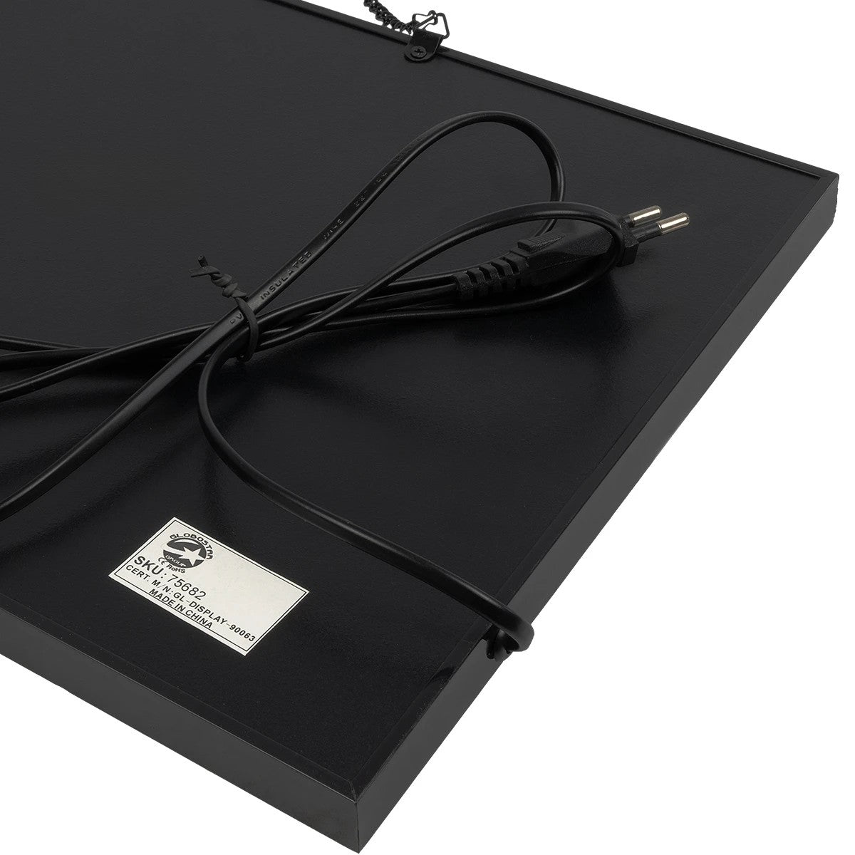 GLOBOSTAR® SIGN 75682 Διακοσμητικό Φωτιστικό Τοίχου Ένδειξης / Σήμανσης "OPEN 24 HOURS" LED 5W 150lm 120° AC 220-240V IP20 Πολύχρωμο - Μαύρο - Μ48 x Π25 x Υ2cm - 2 Χρόνια Εγγύηση