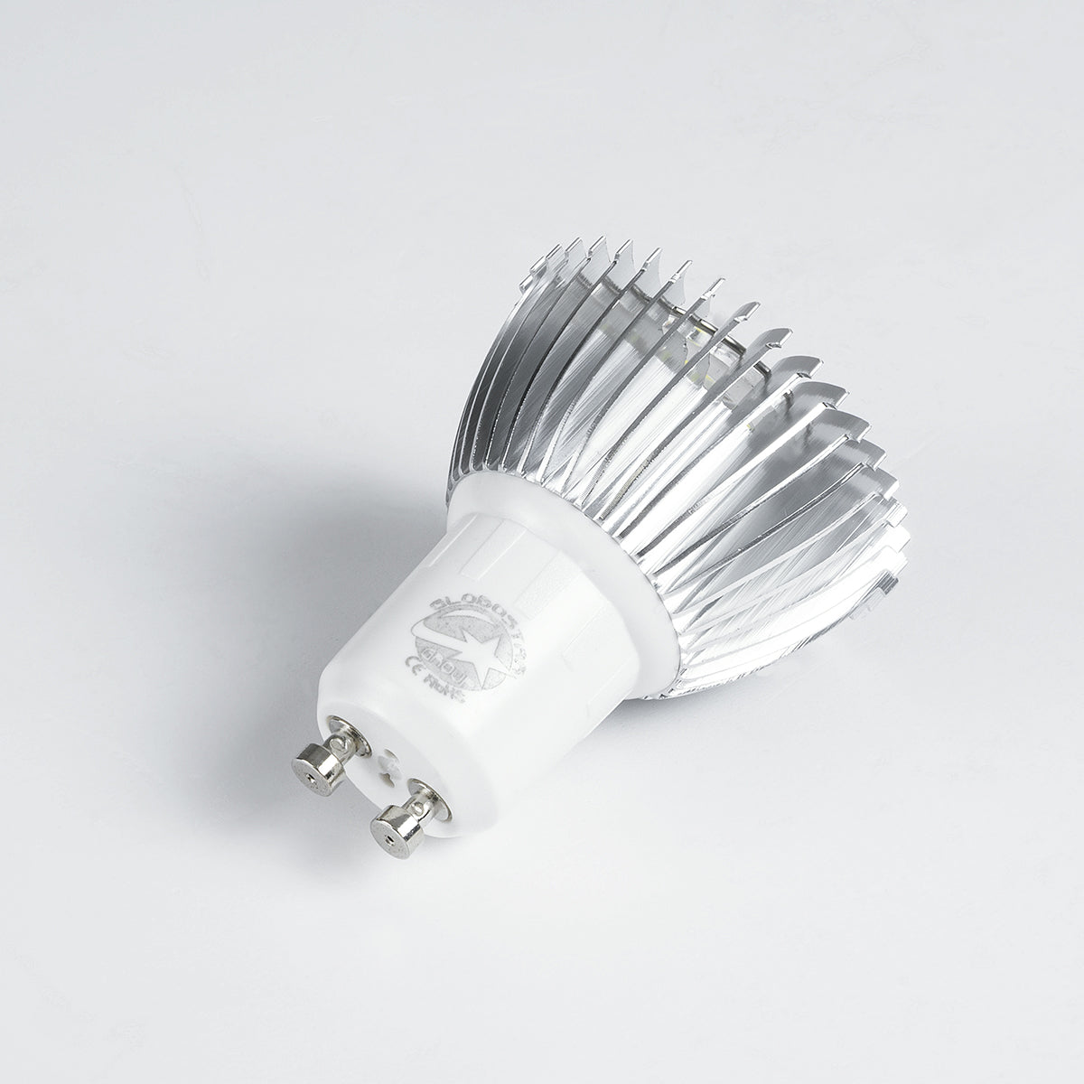 GLOBOSTAR® TRIBOO 76032 Σποτ GU10 MR16 LED 3W 260lm 45° AC 220-240V IP20 Θερμό Λευκό 2700K - Μ5 x Π5 x Υ5.5cm - 3 Χρόνια Εγγύηση