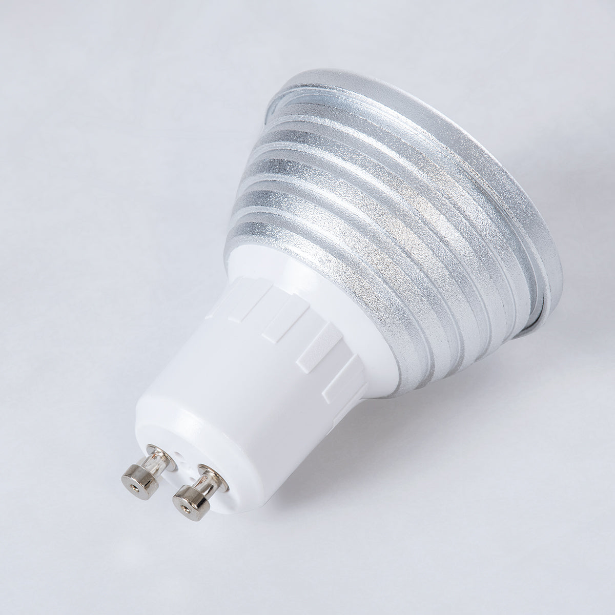 GloboStar® 76065 Σποτ LED GU10 MR16 3W 200lm 90° AC 220-240V IP20 Φ5 x Υ8.5cm - Εναλλαγή Φωτισμού μέσω Τηλεχειριστηρίου RGB - Dimmable - 2 Χρόνια Εγγύηση