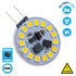 GloboStar® 76105 Λάμπα G4 LED SMD 2835 3W 330lm 120° DC 12-24V Side Pin Φυσικό Λευκό 4500K Dimmable