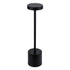 GloboStar® JOJO 76520 Μοντέρνο Επιτραπέζιο Φωτιστικό Πορτατίφ LED 1.5W 105lm 120° DC 5V Επαναφορτιζόμενο με Μπαταρία Li-ion 1800mAh - Διακόπτη Αφής με 3 Εναλλαγές Φωτισμού CCT Θερμό - Φυσικό - Ψυχρό 1500K - 4500K - 6000K Dimmable - D8 x H34cm - Μαύρο