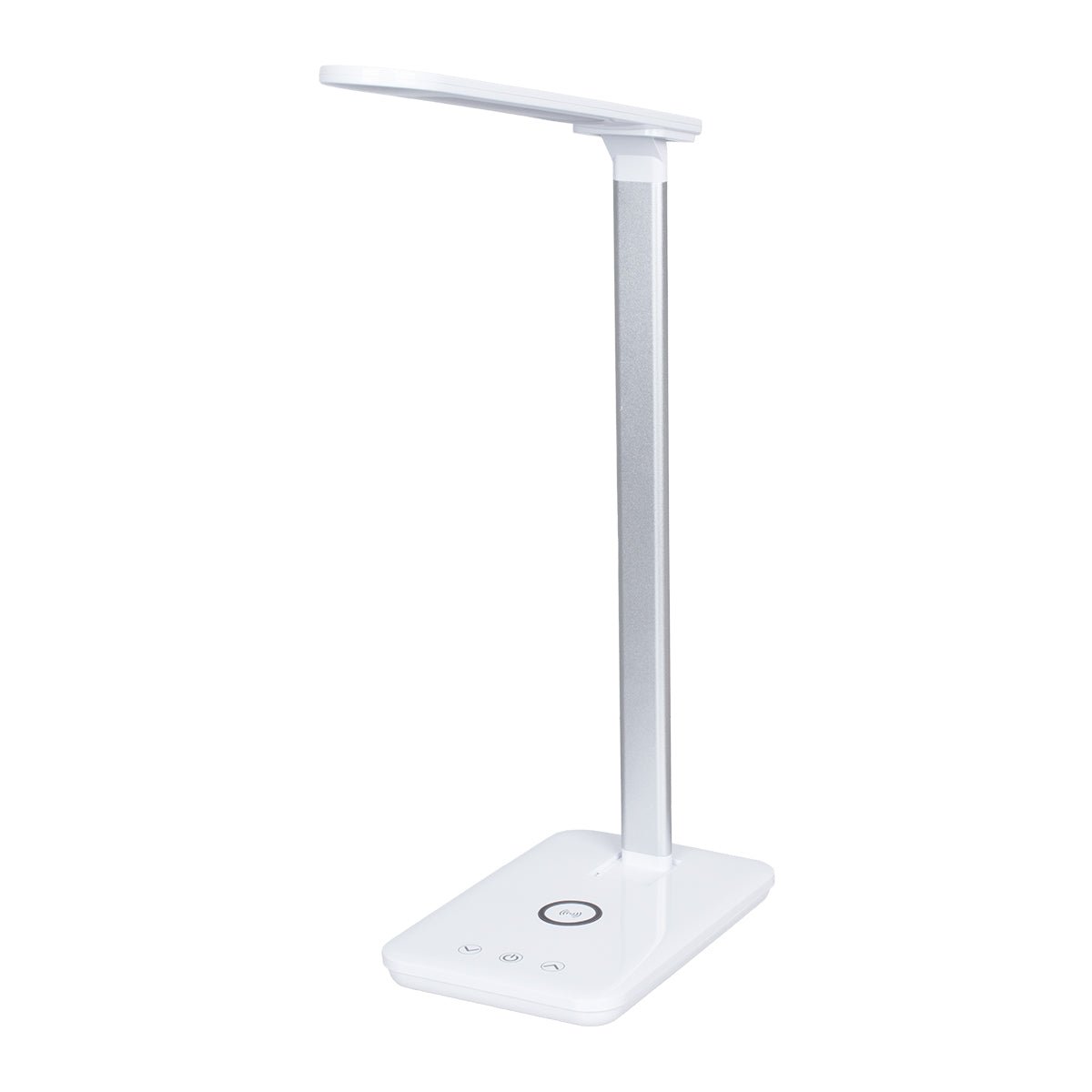 GloboStar® 76532 Επιτραπέζιο Φωτιστικό Πορτατίφ LED 3.5W 350lm -° DC 5V IP20 CCT Θερμό Λευκό 2700K - Φυσικό Λευκό 4500K - Ψυχρό Λευκό 6000K Dimmable Λευκό Πλαστικό με Γκρι Μέταλλο - Μ27 x Π14 x Υ51cm - 2 Xρόνια Εγγύηση - ledmania.gr