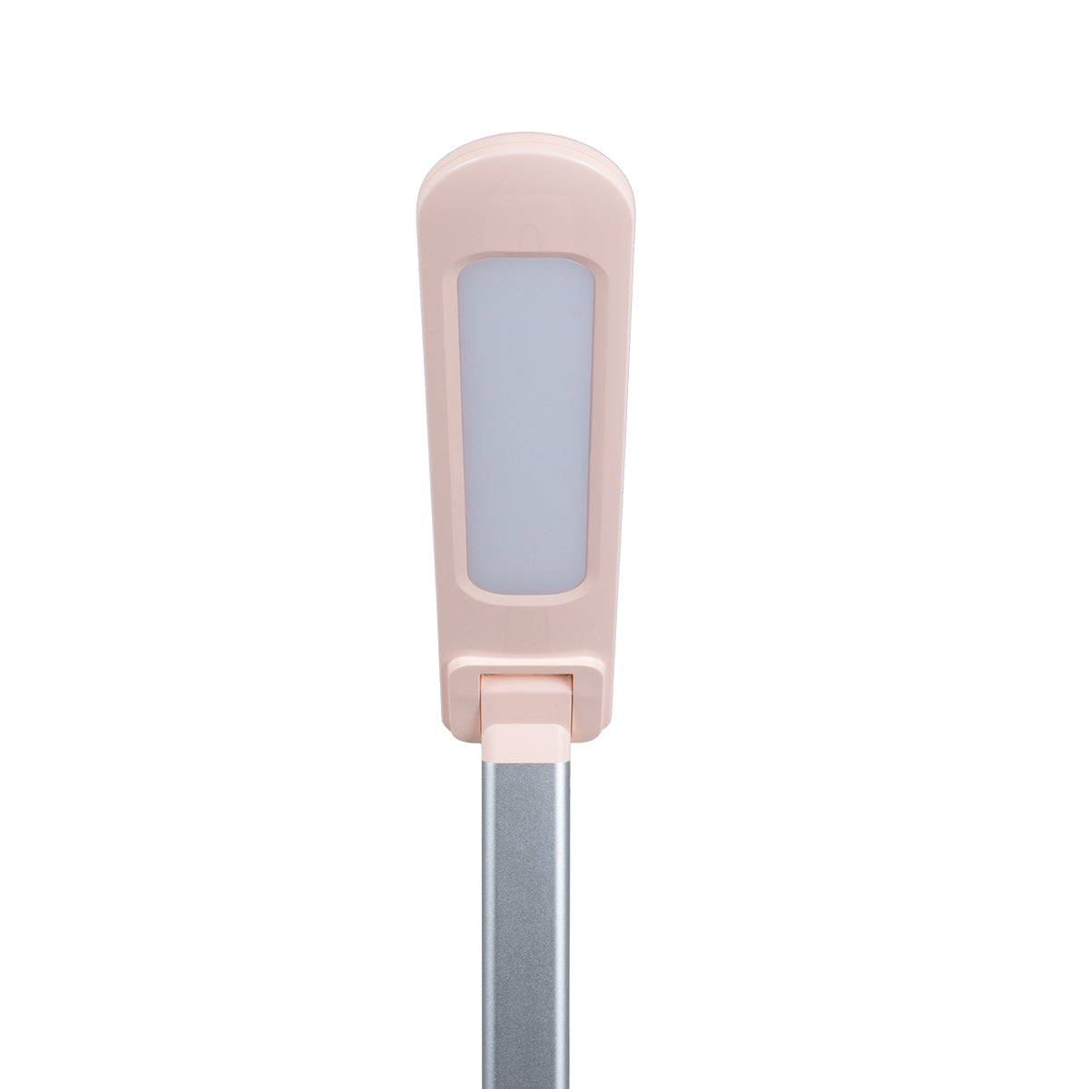 GloboStar® 76533 Επιτραπέζιο Φωτιστικό Πορτατίφ LED 3.5W 350lm -° DC 5V IP20 CCT Θερμό Λευκό 2700K - Φυσικό Λευκό 4500K - Ψυχρό Λευκό 6000K Dimmable Ροζ Πλαστικό με Γκρι Μέταλλο - Μ27 x Π14 x Υ51cm - 2 Xρόνια Εγγύηση - ledmania.gr
