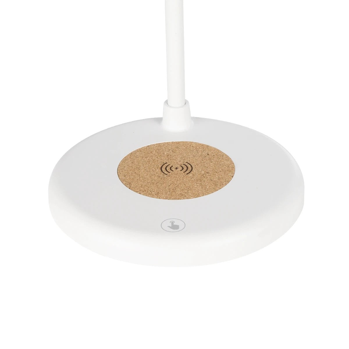 GLOBOSTAR® LUCORA 76555 Μοντέρνο Επιτραπέζιο Φωτιστικό Γραφείου με Ασύρματη Φόρτιση 10W 2A & 4W Bluetooth Ηχείο LED 3W 300lm 120° DC 5V με USB-C IP20 Ρυθμιζόμενο Λευκό CCT με Αφή 2700K/4500K/6000K Dimmable - Sanan SMD Chip - Λευκό - Μ12 x Π12 x Υ34cm -... - ledmania.gr