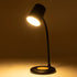 GLOBOSTAR® LUCORA 76556 Μοντέρνο Επιτραπέζιο Φωτιστικό Γραφείου με Ασύρματη Φόρτιση 10W 2A & 4W Bluetooth Ηχείο LED 3W 300lm 120° DC 5V με USB-C IP20 Ρυθμιζόμενο Λευκό CCT με Αφή 2700K/4500K/6000K Dimmable - Sanan SMD Chip - Μαύρο - Μ12 x Π12 x Υ34cm -... - ledmania.gr