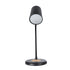 GLOBOSTAR® LUCORA 76556 Μοντέρνο Επιτραπέζιο Φωτιστικό Γραφείου με Ασύρματη Φόρτιση 10W 2A & 4W Bluetooth Ηχείο LED 3W 300lm 120° DC 5V με USB-C IP20 Ρυθμιζόμενο Λευκό CCT με Αφή 2700K/4500K/6000K Dimmable - Sanan SMD Chip - Μαύρο - Μ12 x Π12 x Υ34cm -... - ledmania.gr
