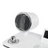 GLOBOSTAR® OLDY 76557 Μοντέρνο Επιτραπέζιο Φωτιστικό Γραφείου με Ασύρματη Φόρτιση 15W 3A, 5W Bluetooth Ηχείο & Ψηφιακό Ρολόι LED 3W 300lm 120° DC 5V με USB-C IP20 Ρυθμιζόμενο Λευκό CCT με Αφή 2700K/4500K/6000K Dimmable - Sanan SMD Chip - Λευκό - Μ13 x ... - ledmania.gr