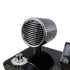 GLOBOSTAR® OLDY 76563 Μοντέρνο Επιτραπέζιο Φωτιστικό Γραφείου με Ασύρματη Φόρτιση 15W 3A, 5W Bluetooth Ηχείο & Ψηφιακό Ρολόι LED 3W 300lm 120° DC 5V με USB-C IP20 Ρυθμιζόμενο Λευκό CCT με Αφή 2700K/4500K/6000K Dimmable - Sanan SMD Chip - Μαύρο - Μ13 x ... - ledmania.gr