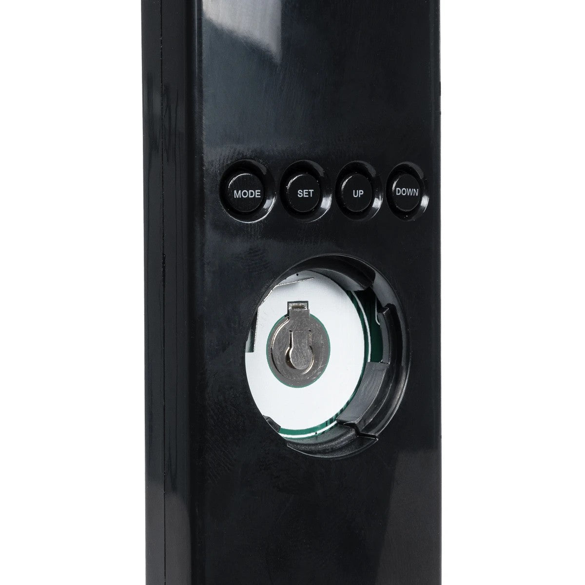 GLOBOSTAR® ZENTIME 76564 Μοντέρνο Επιτραπέζιο Φωτιστικό Γραφείου με Ασύρματη Φόρτιση 10W 2A & Ψηφιακό Ρολόι LED 3.5W 350lm 120° DC 5V με USB-C IP20 Ρυθμιζόμενο Λευκό CCT με Αφή 2700K/4500K/6000K Dimmable - Sanan SMD Chip - Μαύρο - Μ13 x Π25 x Υ50cm - 2... - ledmania.gr