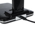 GLOBOSTAR® ZENTIME 76564 Μοντέρνο Επιτραπέζιο Φωτιστικό Γραφείου με Ασύρματη Φόρτιση 10W 2A & Ψηφιακό Ρολόι LED 3.5W 350lm 120° DC 5V με USB-C IP20 Ρυθμιζόμενο Λευκό CCT με Αφή 2700K/4500K/6000K Dimmable - Sanan SMD Chip - Μαύρο - Μ13 x Π25 x Υ50cm - 2... - ledmania.gr